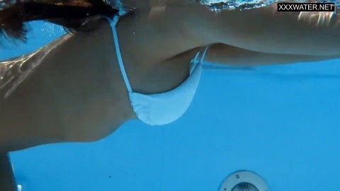 Swimming pool best milf ever Angelica naked