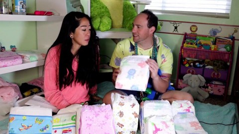 Best ABDL adult diaper with diaperperv and SoggyPrince
