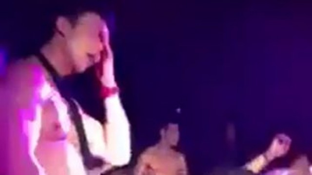 Asian Guy Dance in the Club