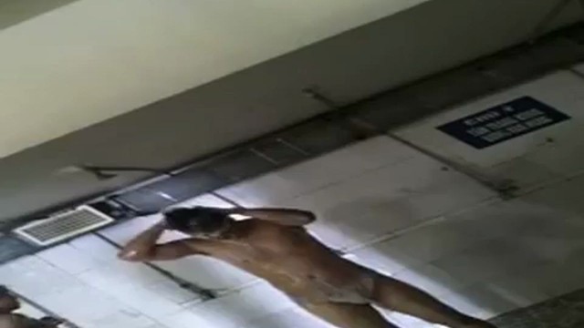 Hiddencam in Vietnam Sportclub Bathroom - Part 02