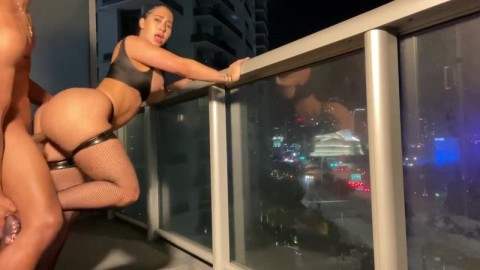 Porn Babe Big Ass Hard Fucked On Hotel Balcony