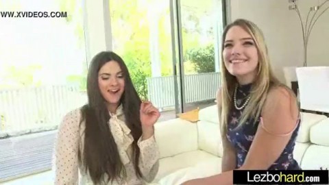 Lesbo Girls (Kenna James & Aspen Rae) In Sex In Front Of Cam clip-