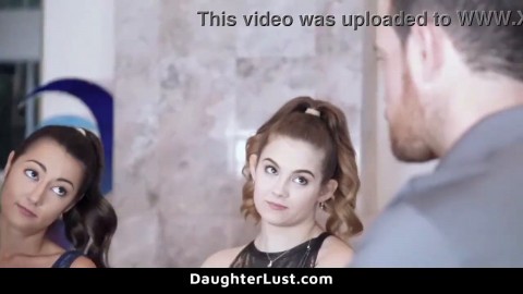 Cute Teen Getting Filled By Her Friends Stepdad - DaughterLust