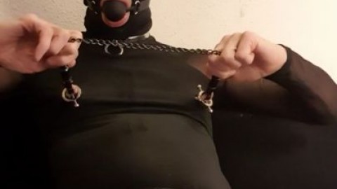 Kinky maso slut remote e stim CBT October 31 2021 part 1