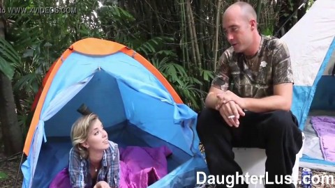 Horny stepDaughters Fuck StepDads on Camping Trip