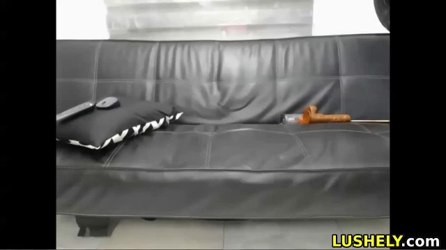Hot Busty Latina masturbates
