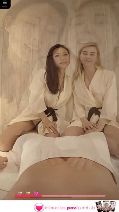 interactive porn game ! decide how you want Madison and Ayako to give you a massage ! you can choose everything !