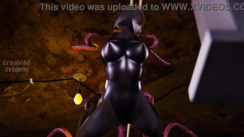 Tentacles Twins Sex scene in Atomic Heart l 3d animation