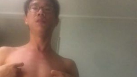 Yao from Taipei - Solo Jerking off after PnP