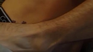 Horny boys suck cock and sexy feet then fuck on the couch