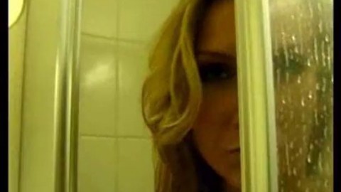 Blonde Gf In Shower