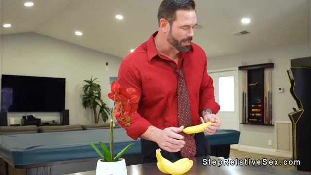 April fools stepdad fucks blonde teen taboo