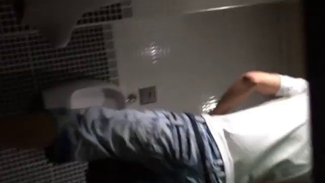 Toilet spycam, uploaded by Straightlover @ Gay.PlayVids