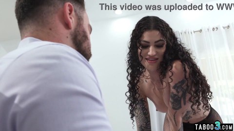 Inked bitch Lydia Black serving a perv dude in law to keep his mouth shut