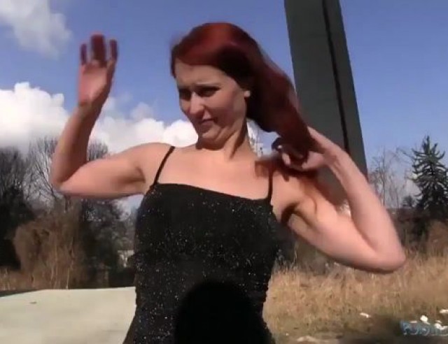 Jana public sex casting pickup outdoor fuck redhead