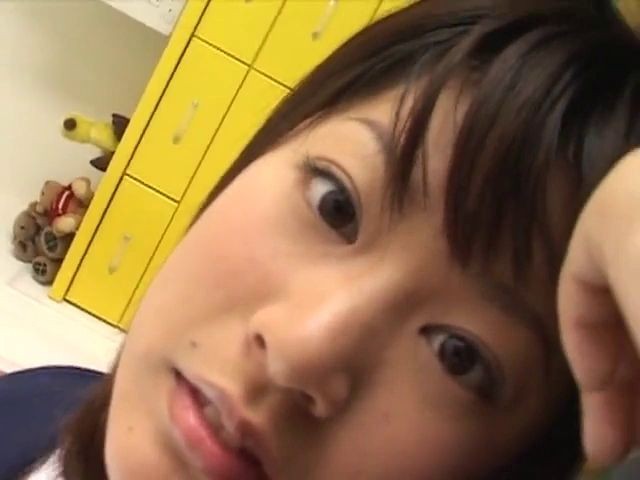 Asian teenager modest striptease short skirt