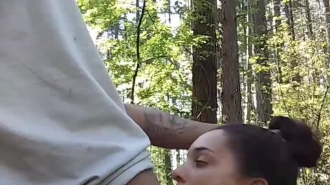 Almost caught Sucking Dick on Bike Trail
