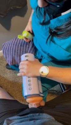 Sperm bank nurse in NY City south a machine to obtain my sample! Genuine nurse is bored! - sexonly.top/wspphs