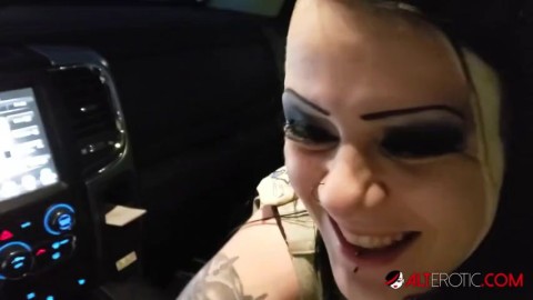 Alterotic Mallory Maneater Sucks A Cock In The Car Great Big Tits