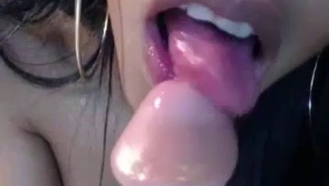 Cute Amateur gf Sucks and Fucks Her Dildo