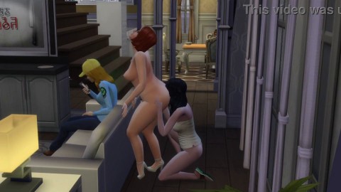 The Sims 4 - Introduced to my new Family. Orgy