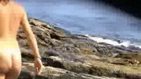 Voyeur video of sexy gfs nude at the beach