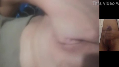 Hornythickgirl masturbates in video call