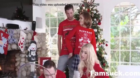 StepSis fucked me during stepfamily christmas picture