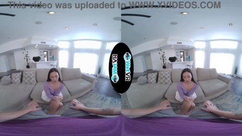 WETVR Huge Thick Dick Slides Deep Into Skinny Brunette In VR Porn