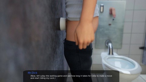 MILFY CITY - Sex scene #20 - Fucking in the toilet - Porn games, Adult games, 3d game