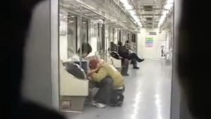 Blowjob on Seoul Metro