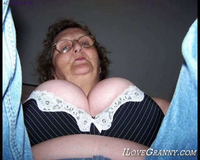 ILOVEGRANNY Big tits together with an old mouth in action