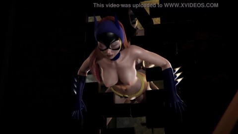 DC BDSM Dungeon Vol.2 - Batgirl and Catwoman with a strap-on hentai