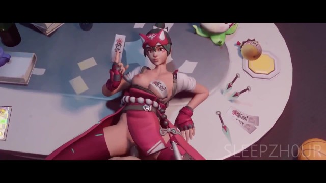 Overwatch Kiriko Compilation hentai