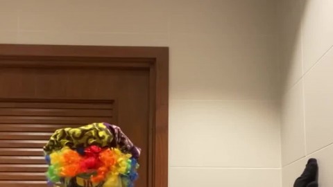 Milf Lila Lovely Sucks And Fucks Gibby The Clown In A Public Bathroom porn