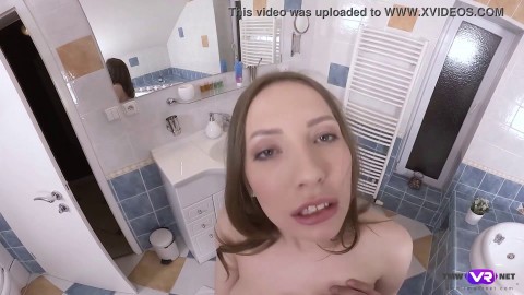 TmwVRnet.com - Linda Weasley - Brushing teeth with sperm