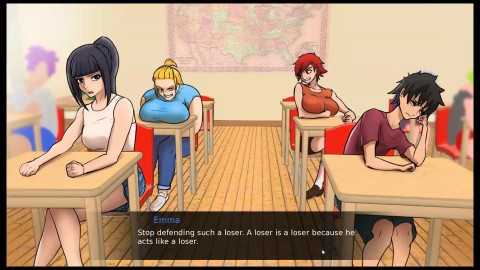 Confined with Goddesses [ femdom Hentai Game PornPlay ] Ep.1 that student is bullied by the university girls joi