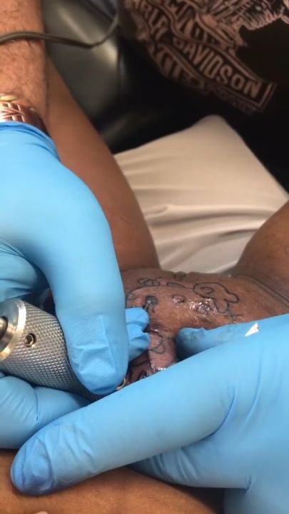 Getting My Hello Kitty Tatted porn