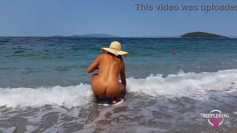 nippleringlover hot nude beach multiple pussy piercings extreme stretched nipple piercings porn