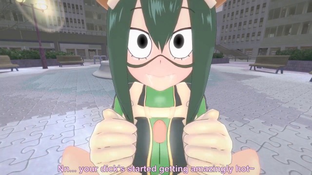 Tsuyu Asui fucking in the park POV | Boku no hero | Short porn
