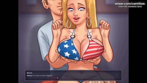 Hot blonde teen fantastic boobs massage l My sexiest gameplay moments l Summertime Saga[v0182] l Part 14 porn