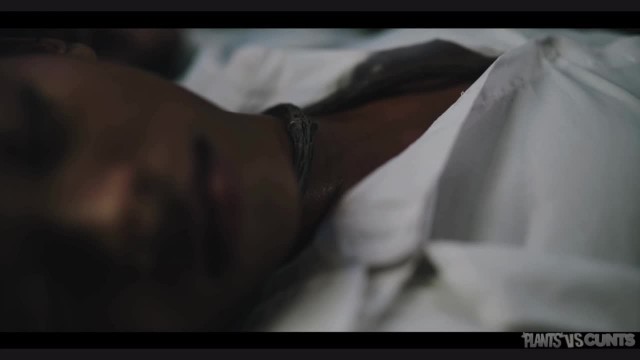 Small tits Ebony Barbie Rous gets her holes destroyed and cumflation by horny plant tentacles