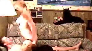 Girlfriend Gets Fucked On The Couch