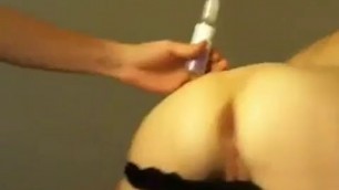 Dirty Blonde Sucks Cock And Does Anal
