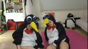 Teen Girls In Costumes Masturbate Using Wands