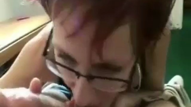 Gorgeous Amateur Nerdy Girl Smokes And Sucks Cock on Webcam