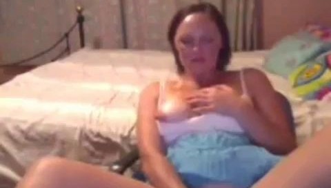 Horny Mother Plays With Her Pussy