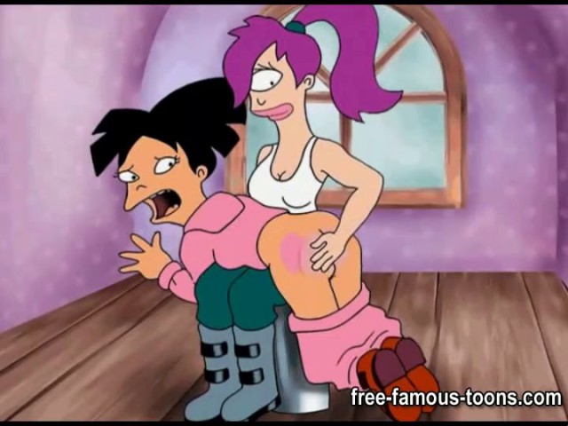 Famous cartoon lesbian MILFs