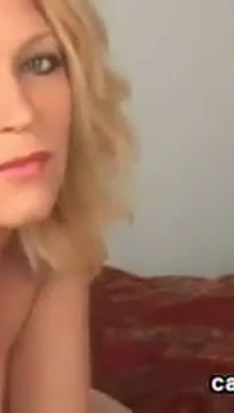 Blonde Whore With Big Tits Smokes