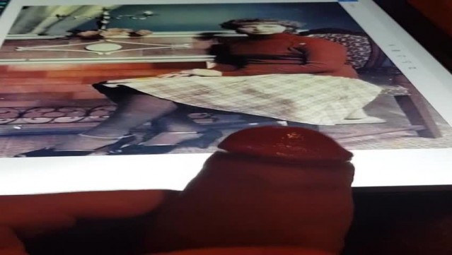 Olya Protsel, Arthur jerks off his big dick to your photos! 4-1
